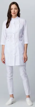 Халат MEDLINE СИМПЛ-001 женский (белый) женские медицинские