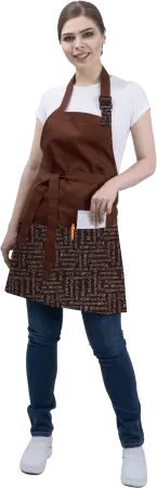 Фартук БАРИСТА (коричневый)