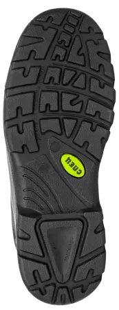 Полуботинки СПЕЦ ПУ/ПУ (черный/салатовый)