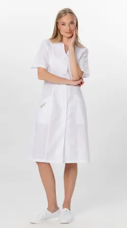 Халат ЮНОНА (белый) женские медицинские