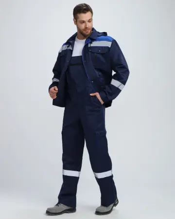 Костюм ТИТАН-2 СОП CH с капюшоном с ПК (т.синий/васильковый) Костюм ТИТАН-2 СОП CH с капюшоном с ПК (т.синий/васильковый)