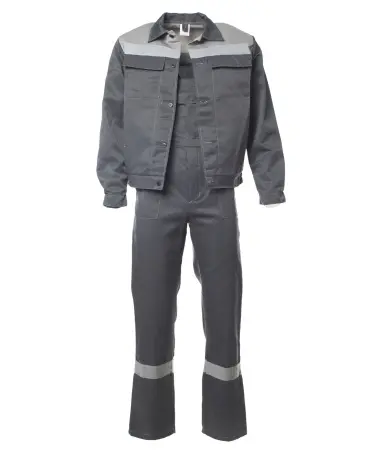 Костюм ОПТИМАЛ СОП с ПК (т.серый/серый)