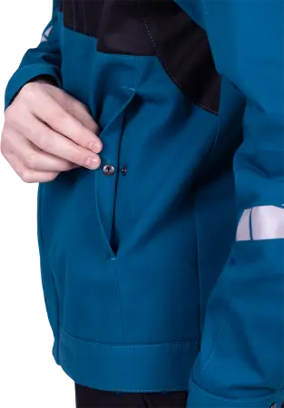 Куртка СТРОНГ ИМПОРТ (бирюзовый/черный)