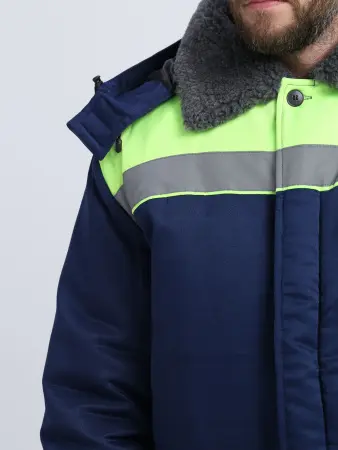 Костюм Т-УЛЬТРА СОП зимний с БР (т.синий/лимонный)