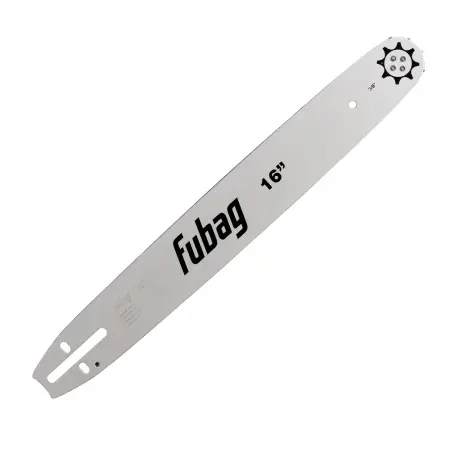 Шина FUBAG 16 дюймов F41A шаг 3/8 дюйма ширина паза 1.3мм Шина FUBAG 16 дюймов F41A шаг 3/8 дюйма ширина паза 1.3мм