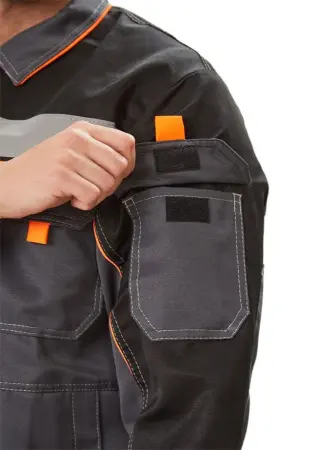 Костюм РОЛЬФ с ПК (т.серый/черный)