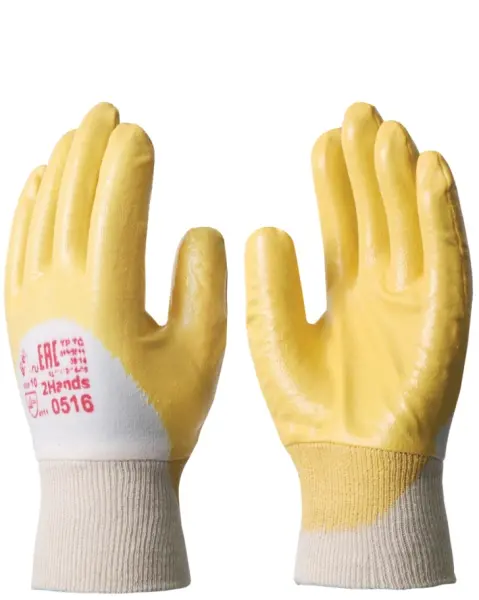 Перчатки 2HANDS LIGHT 0516 нитриловые с легким покрытием (желтый) Перчатки 2HANDS LIGHT 0516 нитриловые с легким покрытием (желтый)