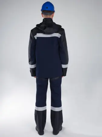 Костюм ЭКСПЕРТ-ОЙЛ антистатический с ПК (т.синий/черный)