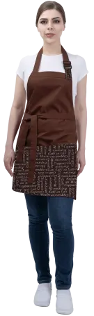 Фартук БАРИСТА (коричневый)
