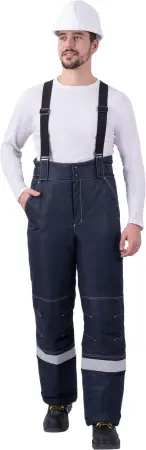 Костюм СТАРАТЕЛЬ ИМПОРТ зимний с БР (синий/василёк)