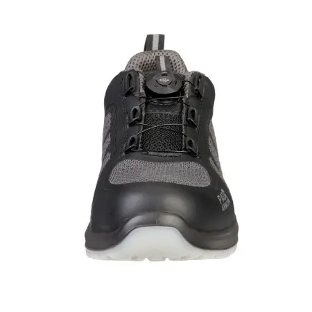 Полуботинки КАПЕР ПУ-ПУ быстрая шнуровка с КП (серый)