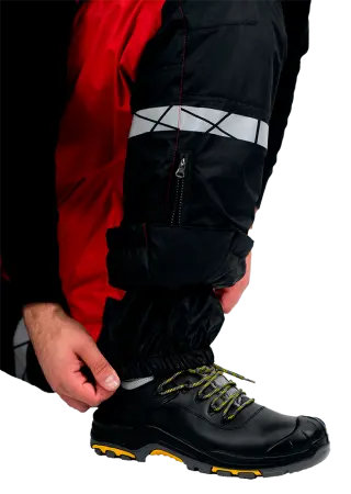 Комбинезон ПИЛОТ зимний (красный/черный)