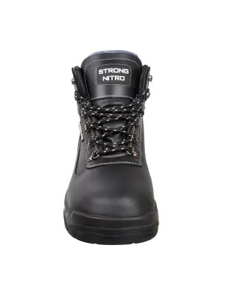 Ботинки STRONG NITRO нат. мех с КП и КС (черный/серый)