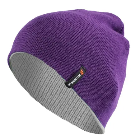 Шапка BRODEKS LIGHT BICOLOR (фиолетовый/серый)