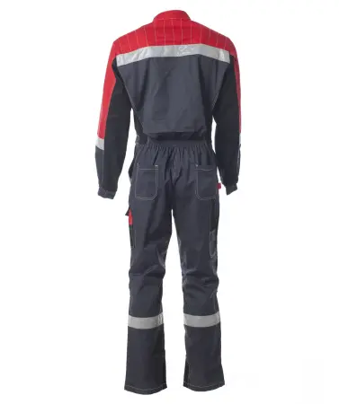Комбинезон ФОРМУЛА с СОП (т.серый/красный/черный)