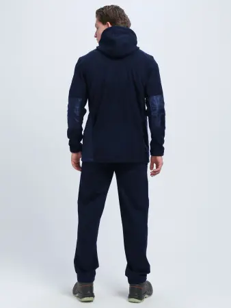 Куртка КЭМП флисовая с капюшоном (т.синий)