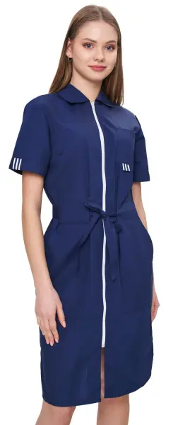 Халат ЭРА женский (т.синий)