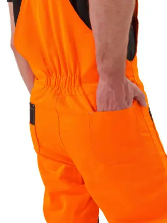 Костюм ПРОТЕКТ-ЛЮКС сигнальный с ПК (оранжевый/черный)