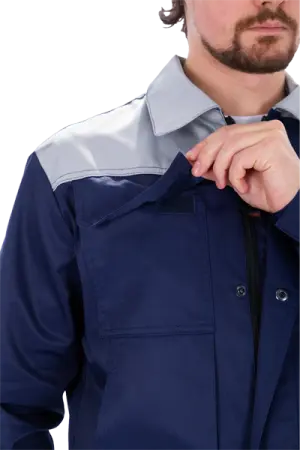 Костюм ТЕХНИК 2 с ПК (т.синий/серый)