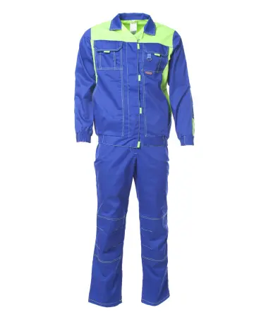 Костюм ВЕСТА женский с БР (васильковый/лимонный)