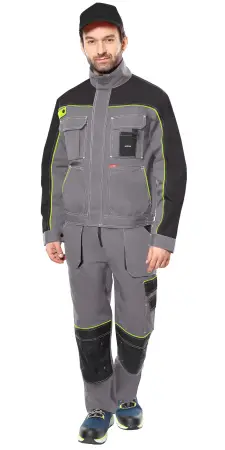 Куртка СИРИУС-АГАТ (серый/черный)