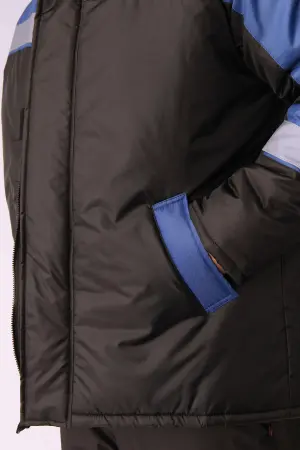 Куртка СТАНДАРТзимняя (черный/васильковый) Куртка СТАНДАРТзимняя (черный/васильковый)