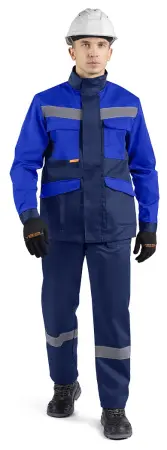 Костюм УРАЛ с БР (т.синий/василек)