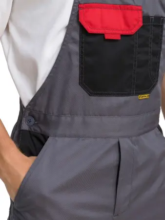 Костюм RONTA KS262 СОП с ПК (т.серый/красный/черный)