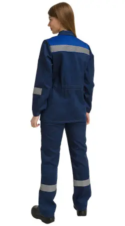 Костюм RONTA KS815 женский с БР (т.синий/василек) Костюм RONTA KS815 женский с БР (т.синий/василек)