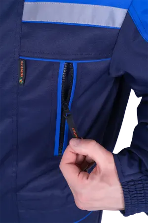 Куртка СПЕЦ зимняя (т.синий/васильковый)