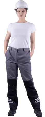 Брюки ЭДВАНС женские (серый/т.серый/черный)