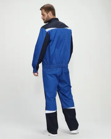 Костюм СТРОЙ-1 CH с БР (васильковый/т.синий)