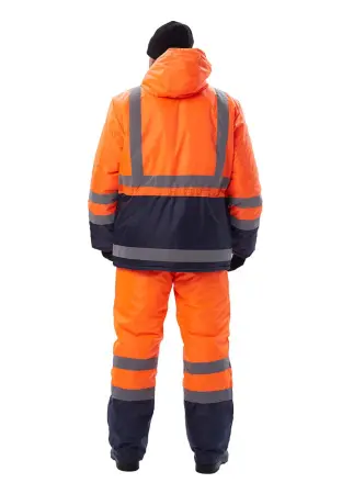 Костюм СКАНДИН-ДОРОЖНЫЙ зимний с ПК (оранжевый/т.синий)