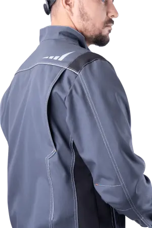 Куртка ПЕРФЕКТ (серый/черный)