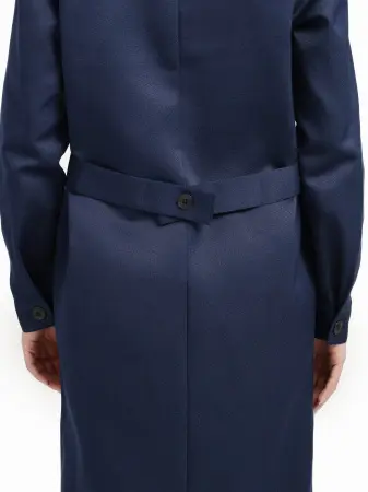 Халат ЛИГОР женский (т.синий/васильковый)