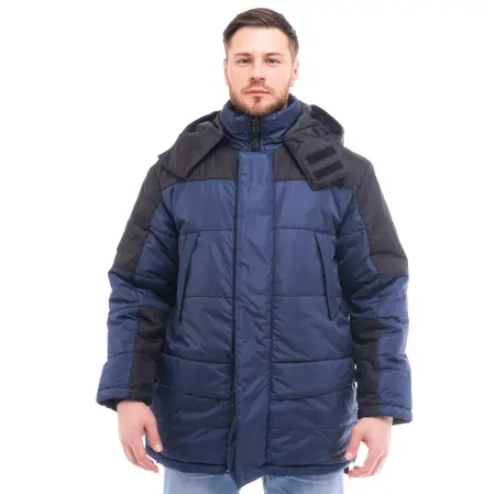 Куртка СИТИ зимняя (т.синий/чёрный)
