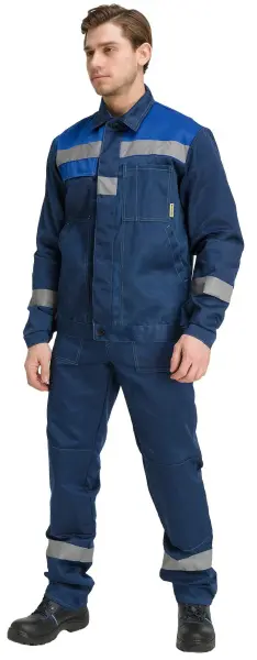 Костюм RONTA KS811 с БР (т.синий/василек) Костюм RONTA KS811 с БР (т.синий/василек)
