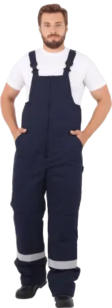 Костюм АНТИСТАТ зимний с ПК (т.синий/василёк)