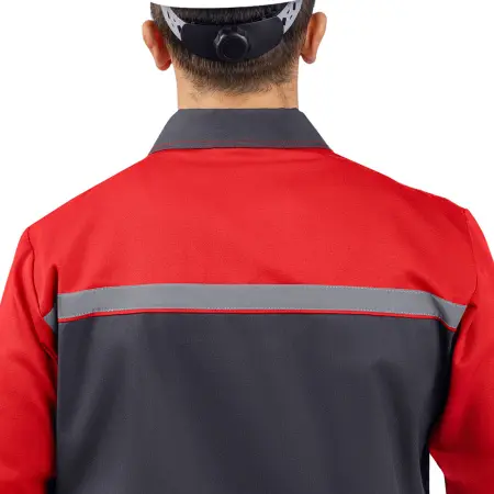 Костюм ВОЛГА с ПК (т.серый/красный) Костюм ВОЛГА с ПК (т.серый/красный)