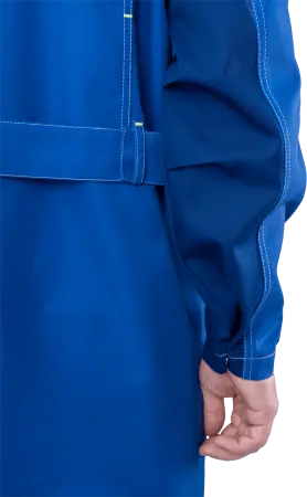 Халат ТУРБО SAFETY (василек/синий)