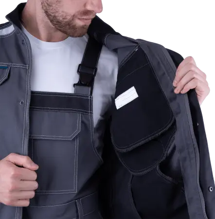 Куртка ТУРБО SAFETY (серый/т.серый)