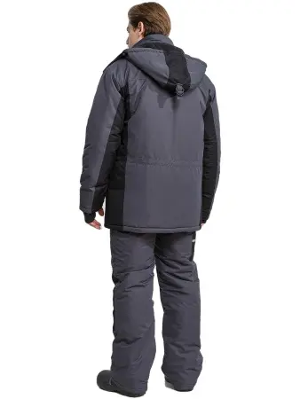 Куртка RONTA KR930 MEMBRANE зимняя (т.серый/черный/лайм)