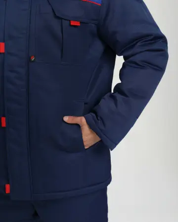 Костюм ФЛОФТ-1 зимний с БР (т.синий/васильковый)