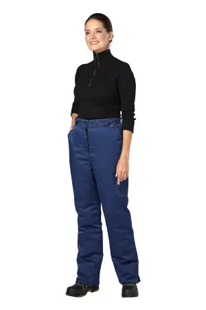 Костюм СТРАЙК зимний женский с БР (василёк/т.синий)