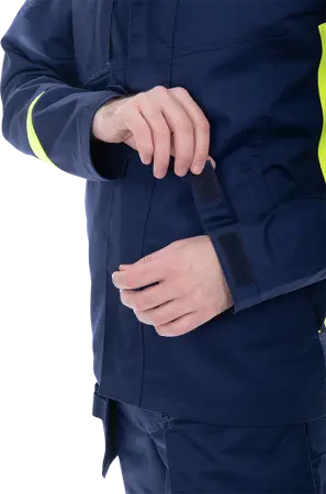 Куртка ACTIVE FLEX / АКТИВ ФЛЕКС (т.синий/флуоресцентный желтый)