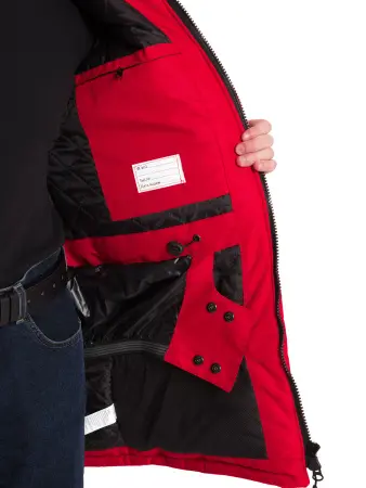 Куртка ПРЕМЬЕР зимняя (красный/черный)
