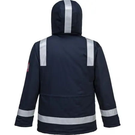 Куртка PORTWEST FR59 зимняя антистатическая огнестойкая (т.синий)