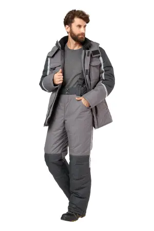Костюм ФИЛИГИР зимний с БР (серый/т.серый)