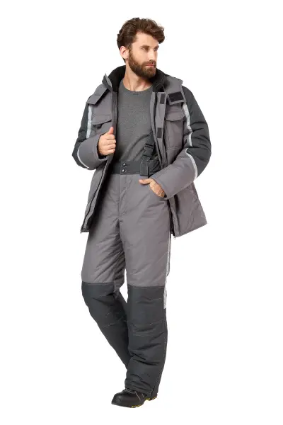 Костюм ФИЛИГИР зимний с БР (серый/т.серый)