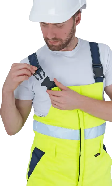 Костюм РЕФЛЕКТ-1 зимний с ПК (желтый/синий)